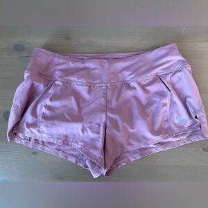 Nike Women's Athletic Running Shorts, sz M, Mauve Pink